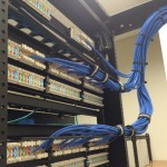 Structured cabling installation for professional office space 